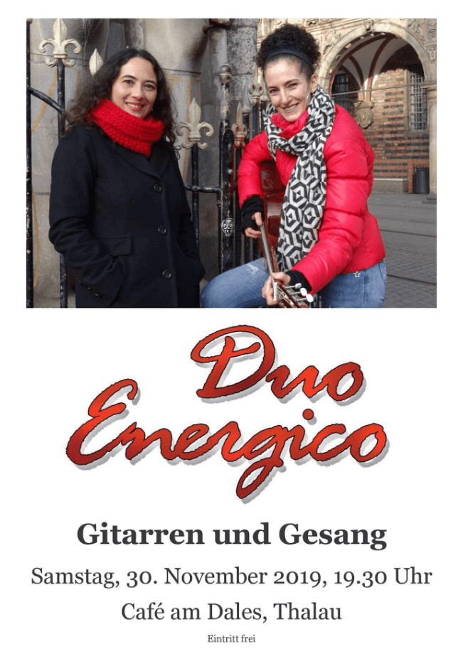 Duo Energico - Plakat