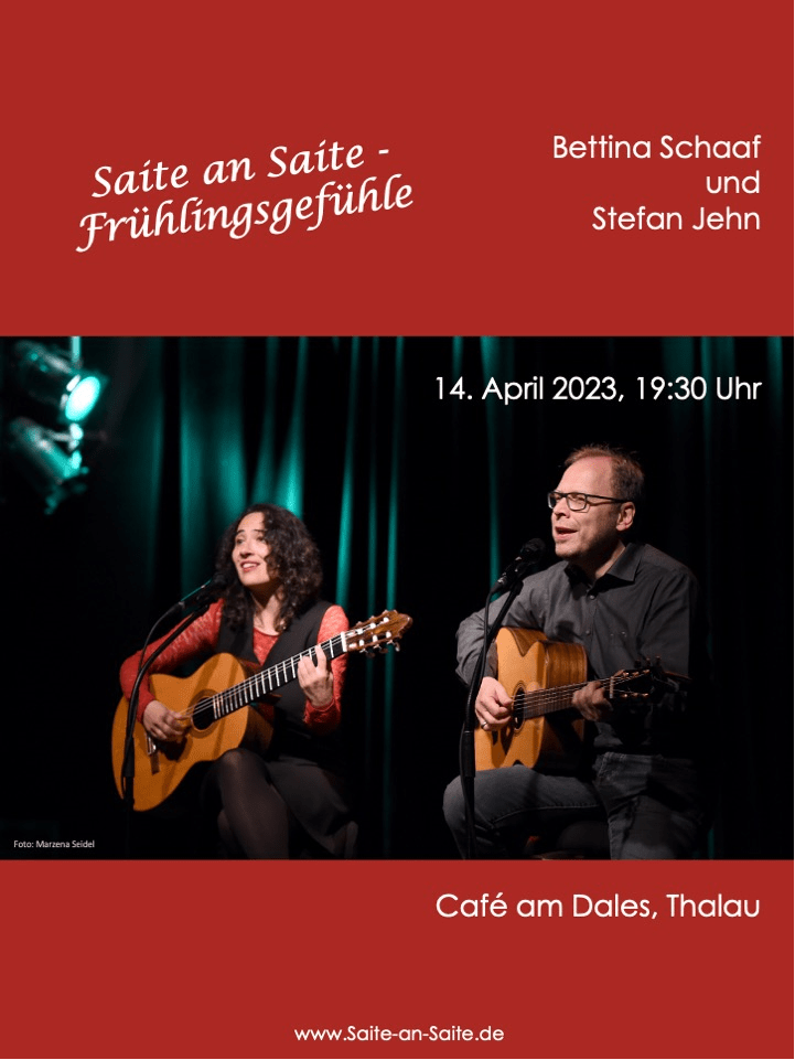 Plakat Saite an Saite