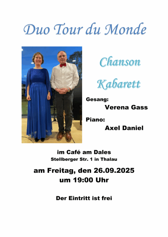 Plakat Due Tour du Monde