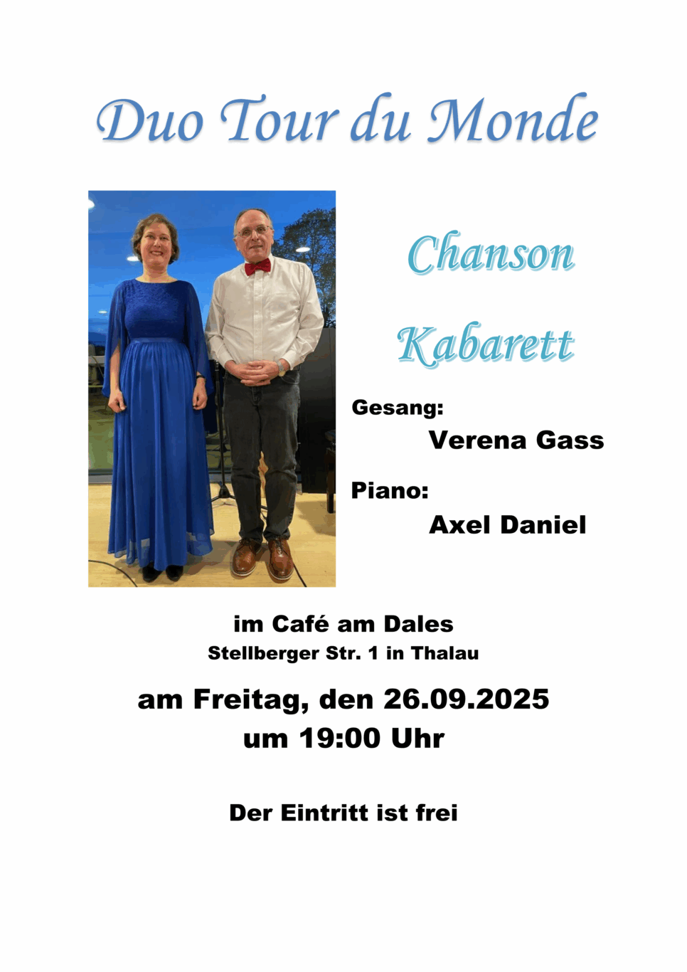 Plakat Due Tour du Monde