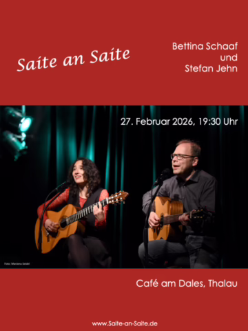 Plakat Saite an Saite